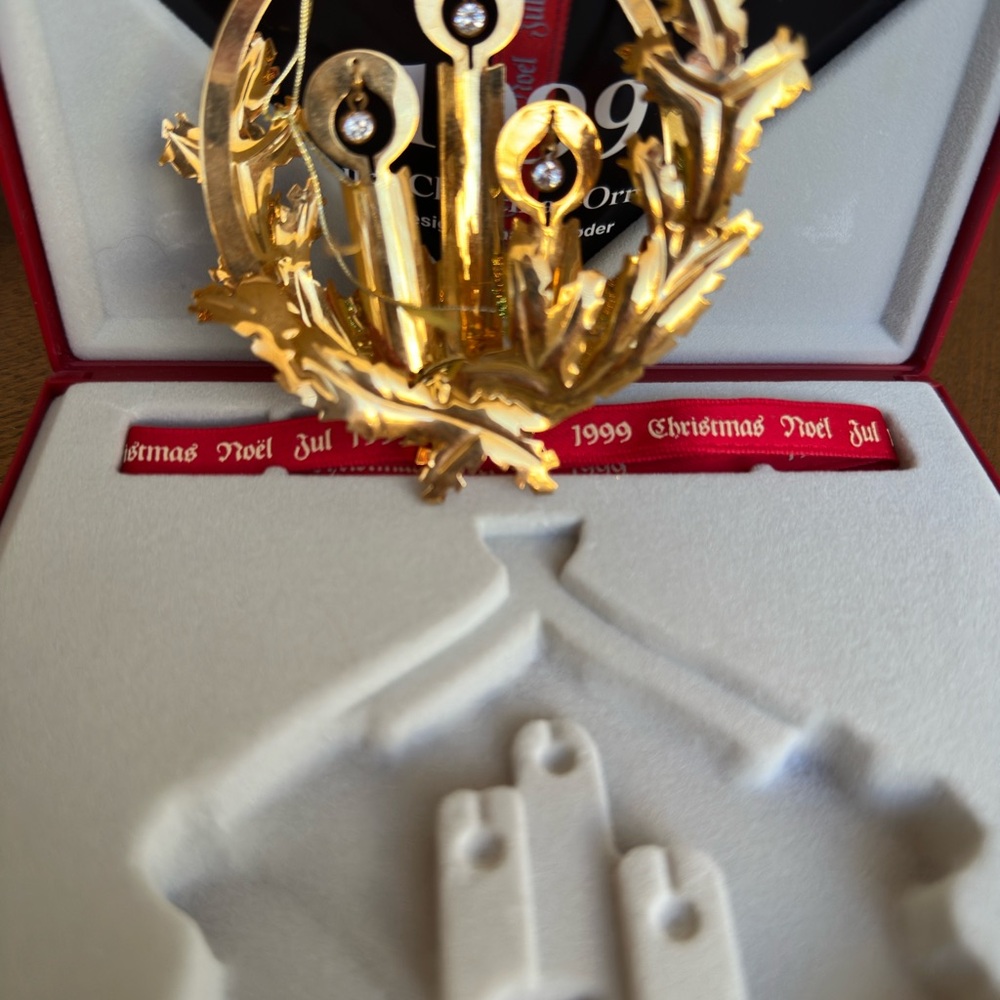 Georg Jensen Gold Wreath Ornament